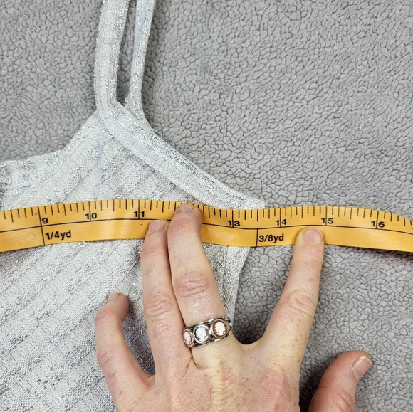 Gear Company Y2K Metallic Ribbed Cyberpunk Rave Mini Dress - Picture 8 of 11